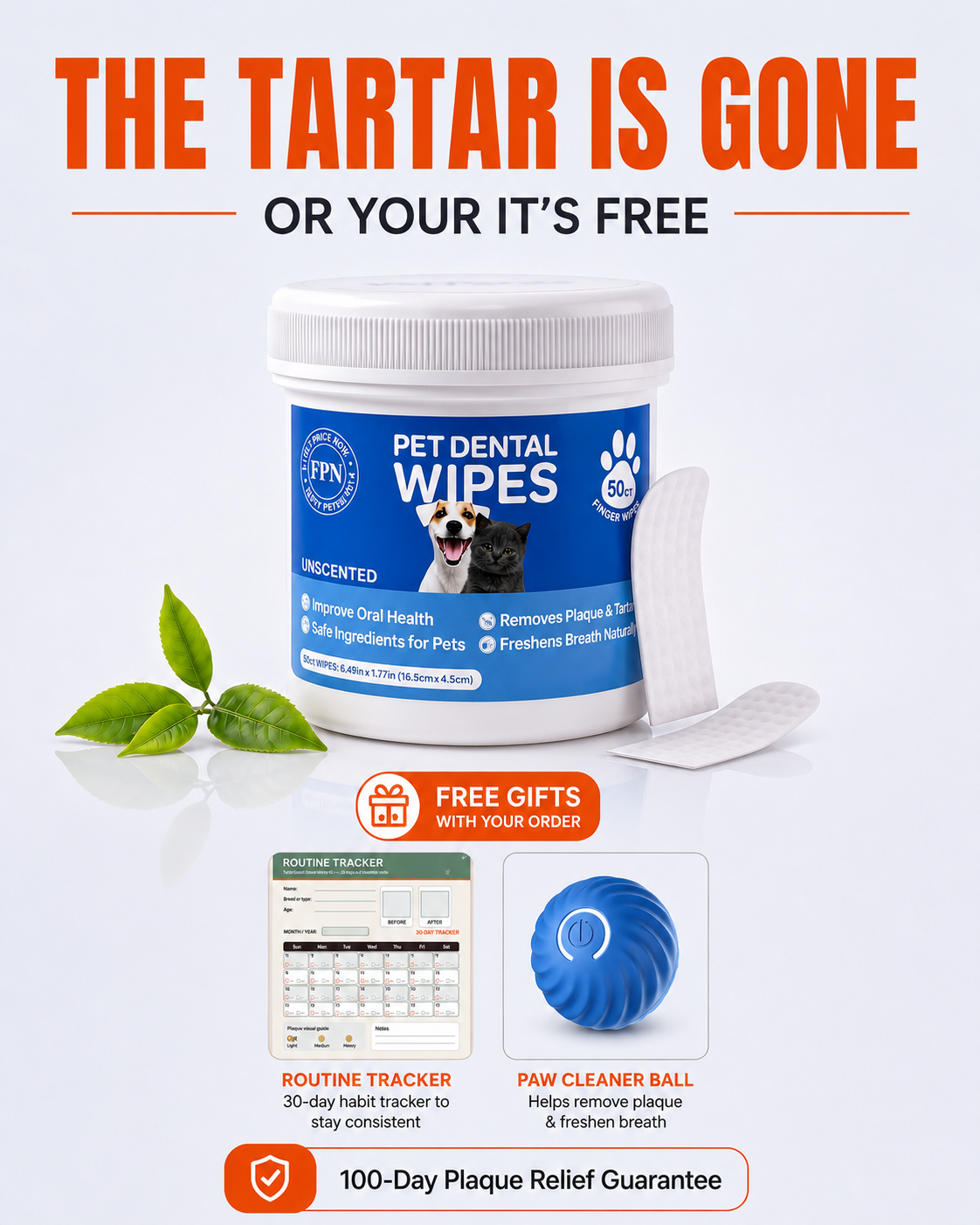 TartarGuard Dental Wipe Kit